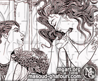 master paintings, masterpieces of persian painting, paintings, drawings, drawing, portrait, fine Art Painting, Masoud Ghafouri Masterpieces, art for, Auction, london Auction, artnet auction, Tehran Auction, christies, sothebys, auctions, auktion, art collection, the collection, google Art Project, Google Arts & Culture